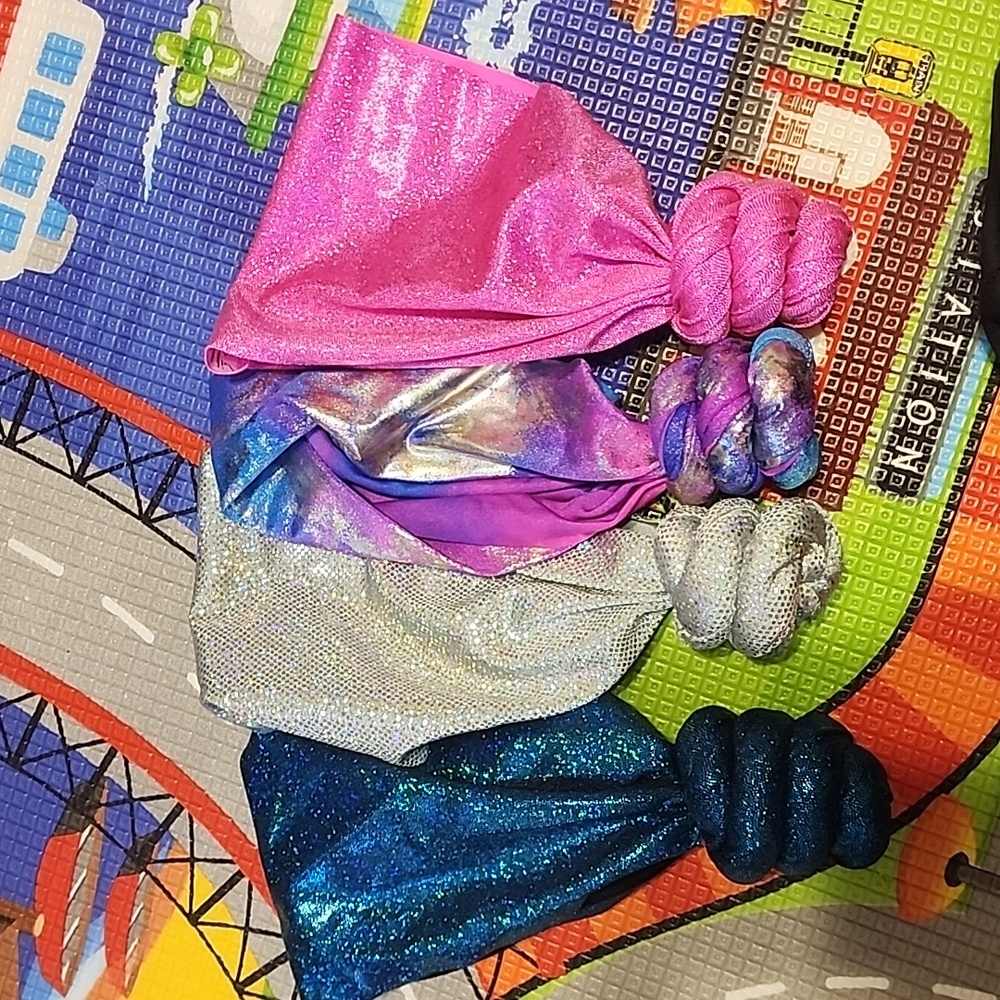 Swim Topknot  Headband Bows